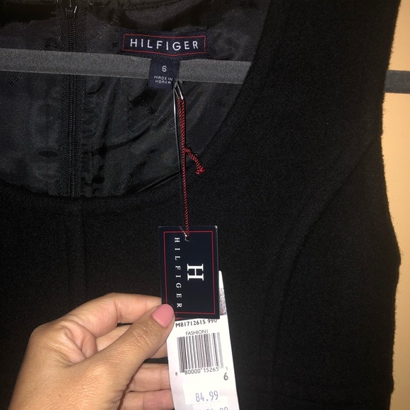 Tommy Hilfiger black wool dress - Picture 3 of 8